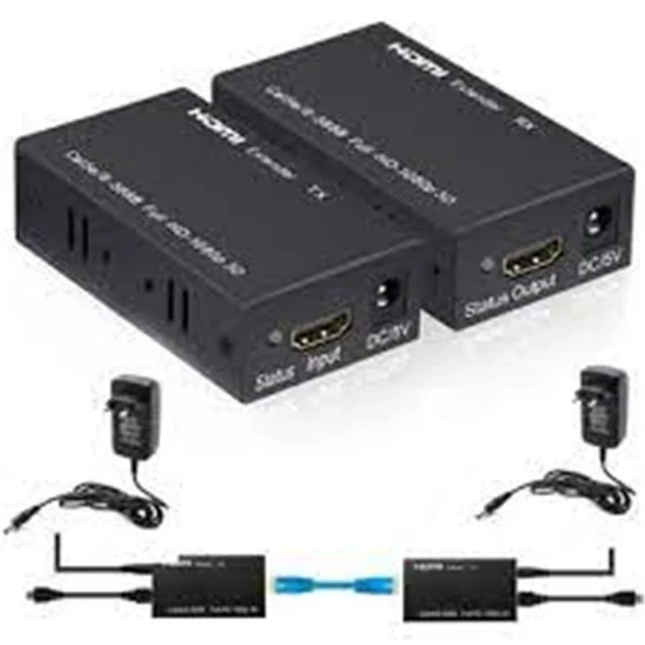 Apronx APX-60M Cat5e-Cat6 60metre Full Hd 1080P HDMI Extender ürün görseli 1