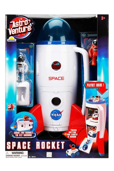 Çocuklara Unutulmaz Bir Hediye: Astro Venture Sesli ve Işıklı Uzay Roketi! ürün görseli 1
