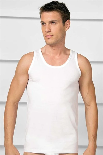 Erkek Pamuklu Askılı Klasik Atlet ürün görseli 1