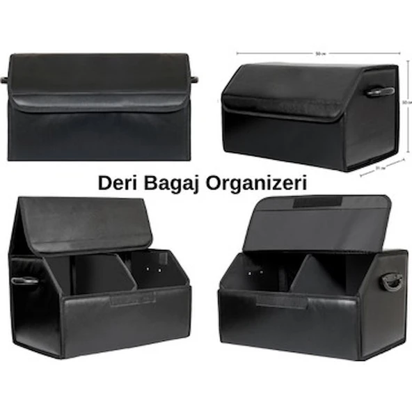 Citroen Ds5 için erzak toparlayacı çanta - deri model geniş lüks tip ürün görseli 1