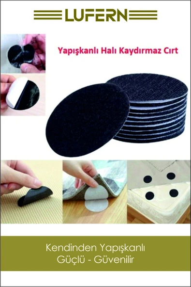 Çok Amaçlı Sabitleyici Kaydırmaz Kendinden Yapışkanlı Yıkanabilir Halı Kilim Koltuk Cırt Bant ürün görseli 1