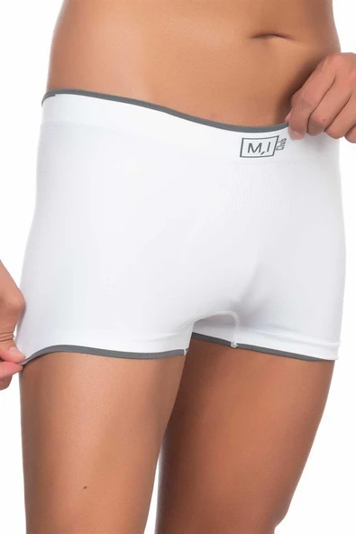 Beyaz MI Emay 2103 Soft Erkek Boxer - Resim 2