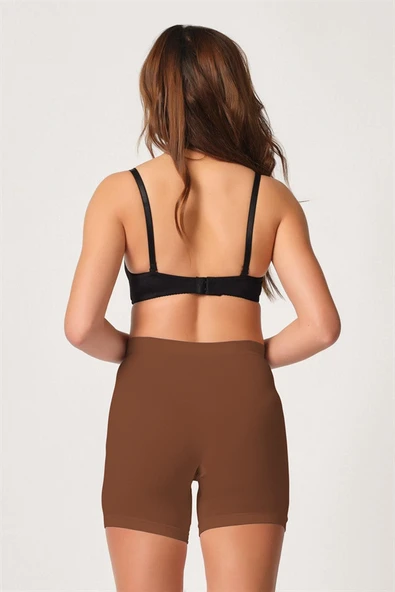 Kahve MI Emay 3003 Soft Paçalı Boxer - Resim 3