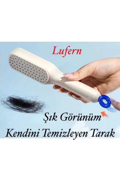 Otomatik Kendini Temizleyen Tarak Sihirli Geri Çekilebilir Saç Fırçası Masaj Anti-Statik Güzellik ürün görseli 1