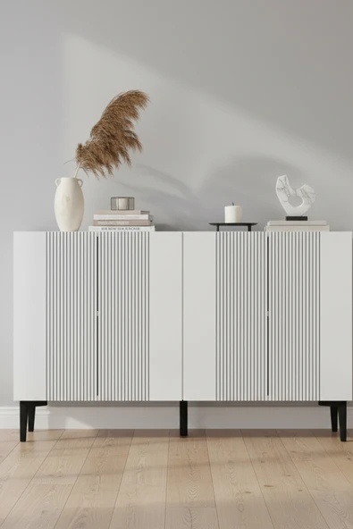 KA1203DB CORSA Konsol ve Tv Sehpası Safirmeşe - Beyaz 120cm ürün görseli 1