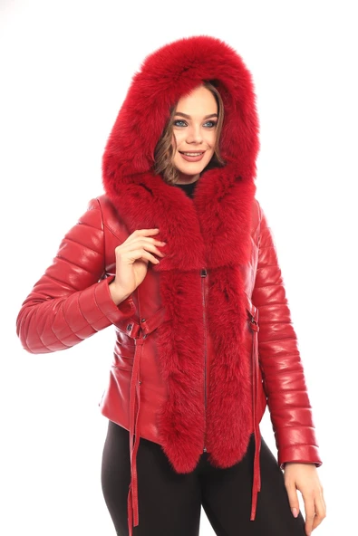 Kadın Deri Mont - KA02041 ürün görseli 1