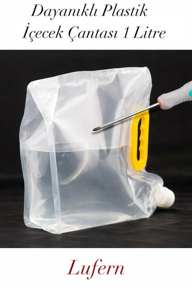 Dayanıklı Plastik İçecek Çantası 1 Litre BPA İçermez Kamp Yürüyüş Sırt Çantası Dondurulabilir Esnek ürün görseli 1