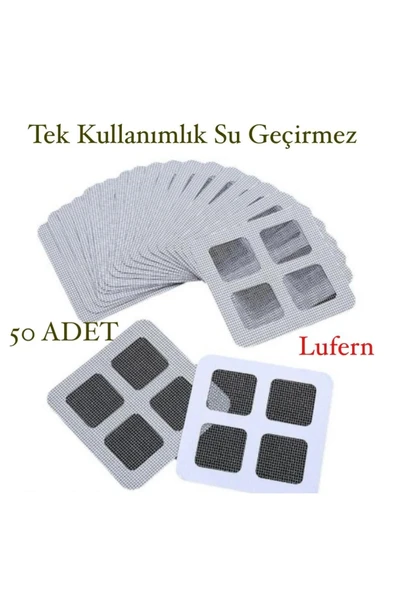 50 Adet Banyo Gider Süzgeci Sineklik Tamir Kiti Kıl Tüy Kapatıcı Pislik Tutucu Kendinden Yapışkanlı ürün görseli 1
