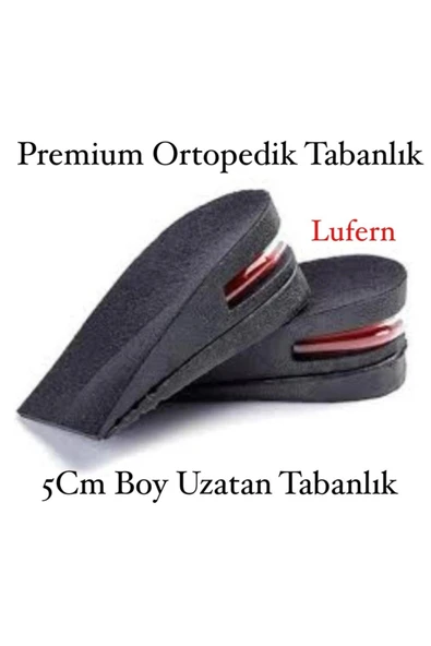 Premium Boy Uzatan Tabanlık 5 Cm Gizli Topuk Yüksek Taban Gizli Boy Uzatıcı Konforlu Ortopedik ürün görseli 1