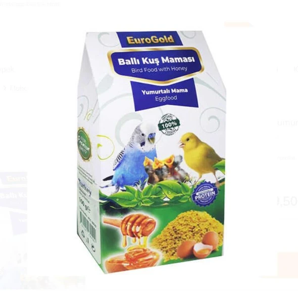 EuroGold Ballı Yumurtalı Kuş Maması 3x100 Gr ürün görseli 1