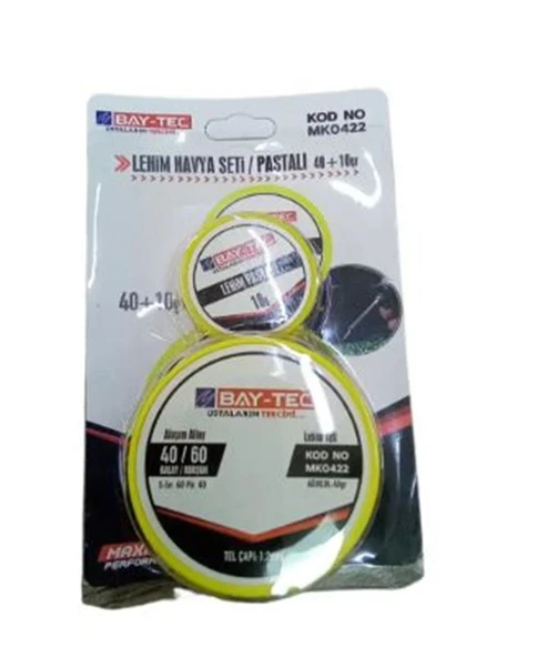Bay-tec Lehim Havya Seti Pastalı 40+10 Gr Mk-0422 ürün görseli 1