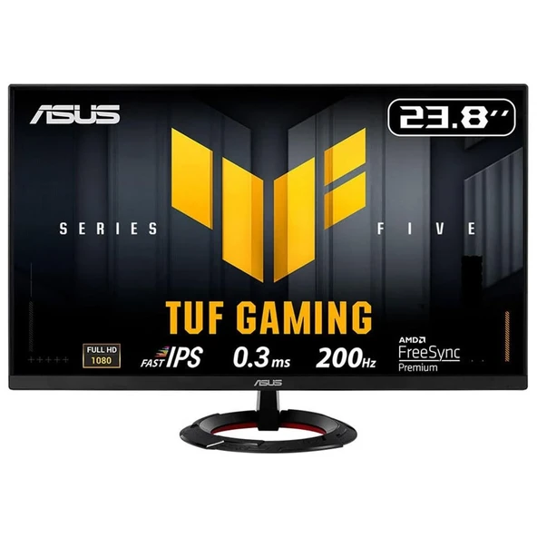 Asus 23.8" TUF Gaming VG249Q5R 200Hz 0.3ms Full HD Adaptive Sync Fast IPS Gaming Monitör ürün görseli 1