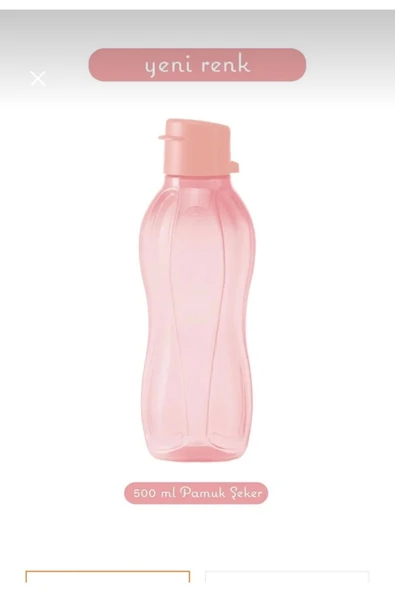 Tupperware Eco şişe pamuk 500 ml ürün görseli 1