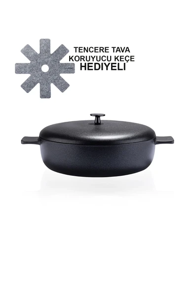 hanemlife Cooknkeep Siyah Inci Pilav Tenceresi 28 Cm ürün görseli 1
