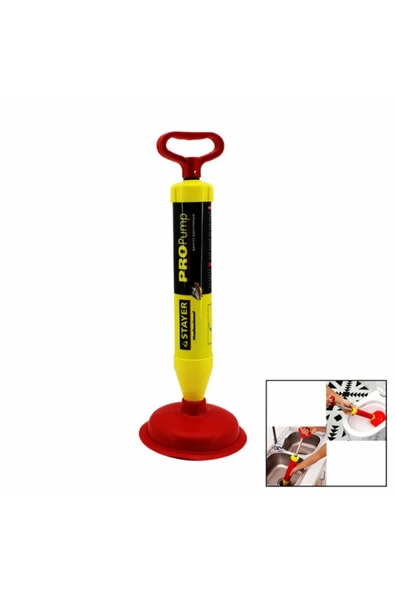Özel Tasarım ProPump Kaporta Lavabo Klozet Pompası Tıkanıklık Açma Temizlik Tutma Kolu Banyo ürün görseli 1