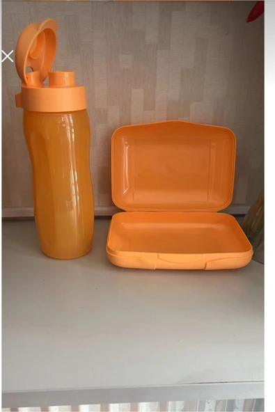 Tupperware Slim şişe 500 ml ve mini şeker 200 ml ürün görseli 1