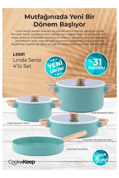 CooknKeep Linda serisi ürün görseli 1