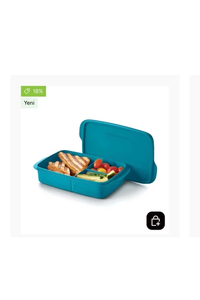 Tupperware Bölmeli Beslenme 1 litre görseldeki renk ürün görseli 1