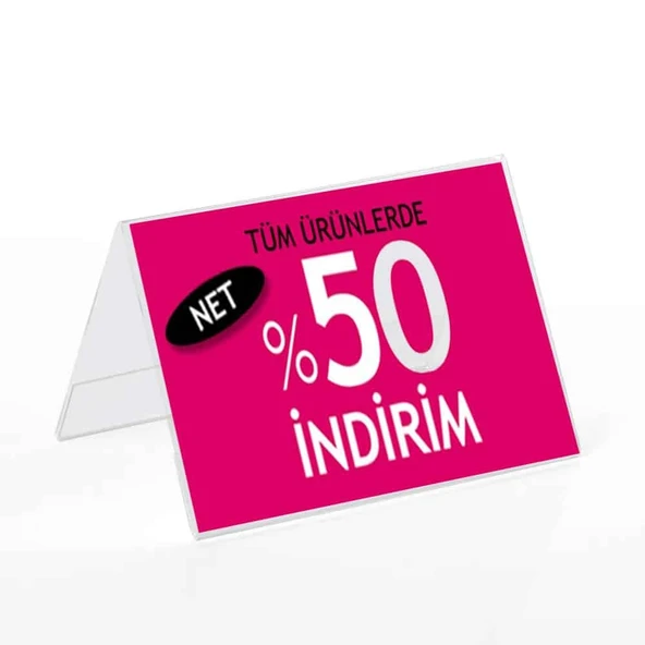 A Tipi Yatay  Pleksi Föylük 21x15cm 10lu Paket ürün görseli 1