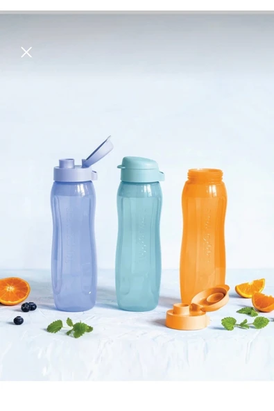 Tupperware Slim şişe 750 ml 3 lü ürün görseli 1