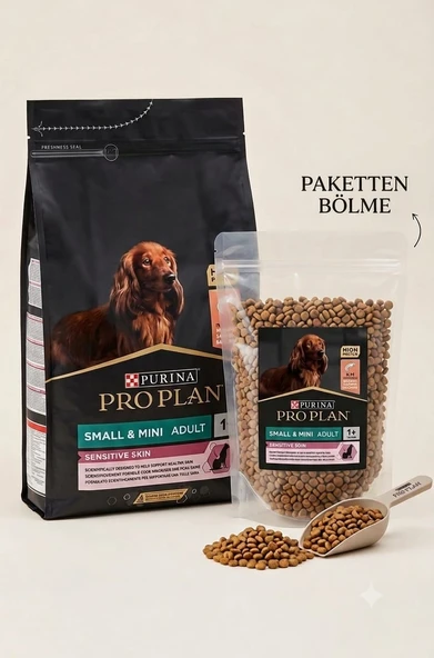 PROPLAN SMALL MINI ADULT SOMONLU PAKETTEN BÖLME 1 KG ürün görseli 1