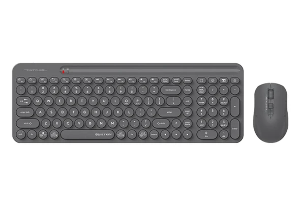 A4 Tech FG3300 Air2 2.4G Gri Q Klavye Fn-Mm Klv+Optik Mouse Sessiz Kablosuz Set ürün görseli 1