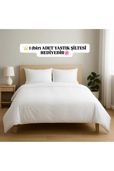 Loova NEVRESİM ŞİLTESİ TEK KİŞİLİK MİTİL-İÇ KILIFI-ASTAR KILIFI %100 PAMUKLU BEYAZ ürün görseli 1