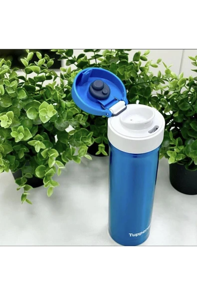 Tupperware Mavi Simli Termos 430 Ml - Resim 4