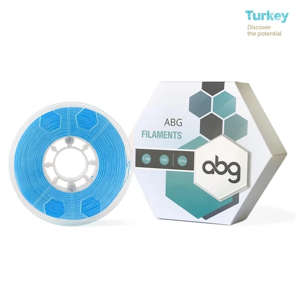 ABG PLA Buz Mavisi Filament 1.75mm 1kg ürün görseli 1