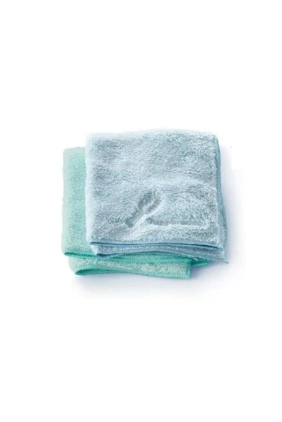 Tupperware Mikrofiber Toz Bezi 2'li Temizlik Bezi Mavi-mint ürün görseli 1