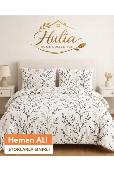 Altıntaş soft Lastikli Çarşaflı Nevresim Takımı Çift Kişilik %100 HamPamuk Yumuşak Konforlu Dokulu ürün görseli 1
