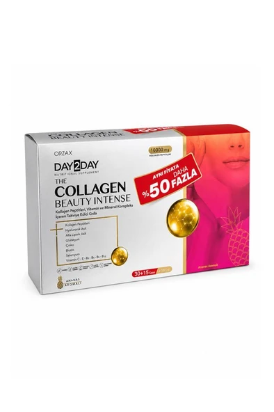 Day2Day The Collagen Beauty Intense Ananas Aromalı 45 Saşe ürün görseli 1