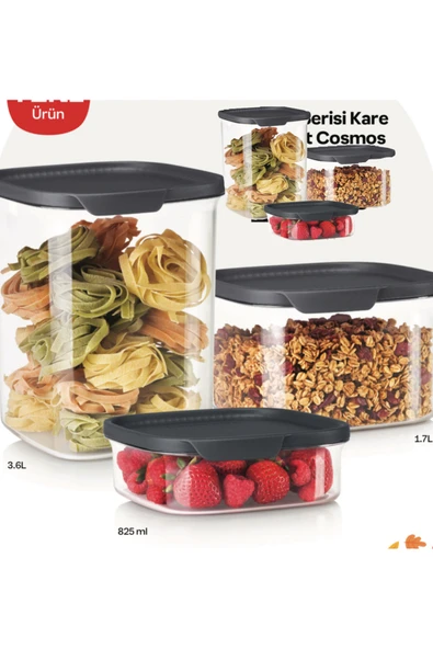 Tupperware Cosmos set 3 lü ürün görseli 1