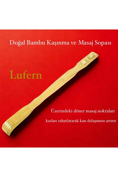 Doğal Bambu Kaşınma Ve Masaj Sopası Sırt Omuz Bacak Pratik Kas Rahatlama Çevre Dostu Zor Bölge ürün görseli 1