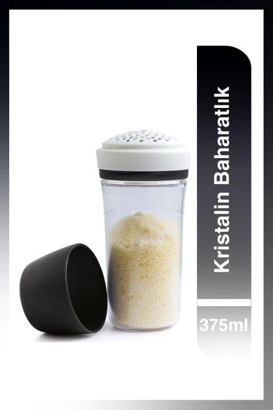 Tupperware Kristalin Serisi Şeffaf Baharatlık 375ml ürün görseli 1