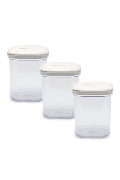 CooknKeep Pull Box Kavanoz 1L 3’lü Set ürün görseli 1