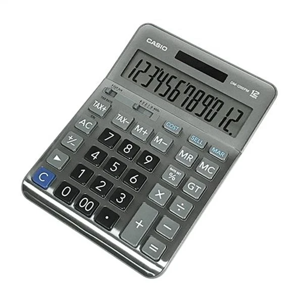 Casio DM-1200FM 12 Hane Masa Üstü Hesap Makinesi ürün görseli 1