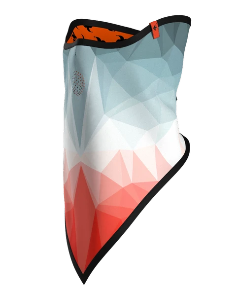 Baskılı Üçgen Maske Snowboard, Kayak, Motosiklet, Bisiklet Polarlı Kar Maskesi ürün görseli 1