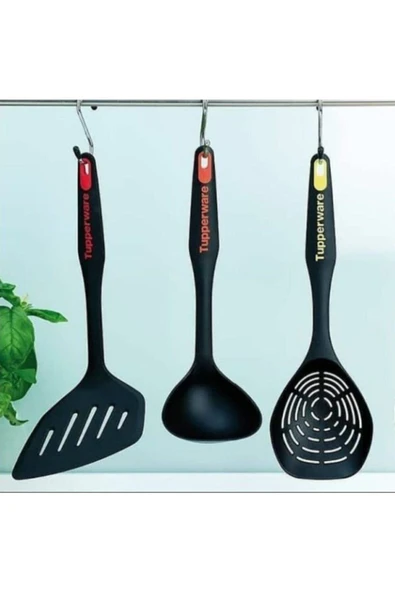Tupperware Modern Peri Set 3'lü Kevgir Spatula Ve Mini Kepçe ürün görseli 1