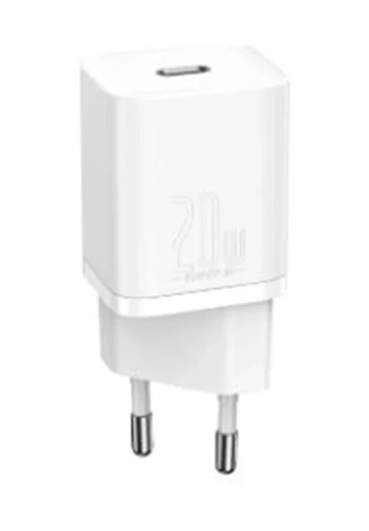 Baseus CCSUP-B02 Super Si QC Beyaz CCSUP-B02 20W Type-C Şarj Cihazı ürün görseli 1