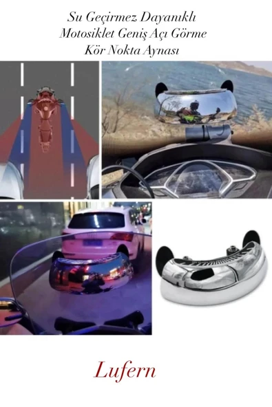 Su Geçirmez Motosiklet İçin Dayanıklı Geniş Açı Görme Kör Nokta Aynası Güvenilir Ekipman Yağmur ürün görseli 1