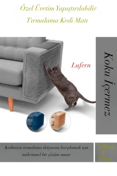 Özel Üretim Yapıştırılabilir Kedi Tırmalama Matı Koku İçermez Mobilya Koltuk Koruma Hızlı Kuruma ürün görseli 1