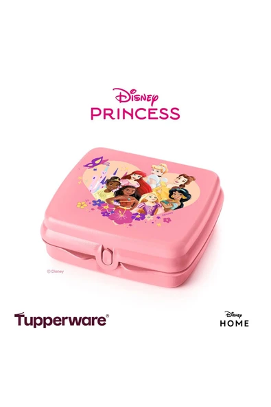 Tupperware Prenses Sandviç Kutusu Pembe ürün görseli 1