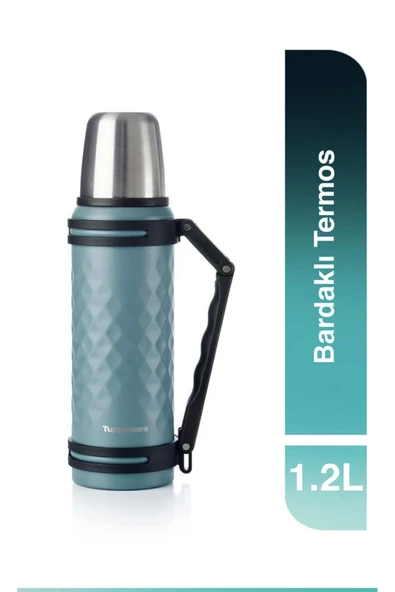 Tupperware Hep Yanımda 430 ml ve Bardaklı 1.2 L Termos Set - Resim 6