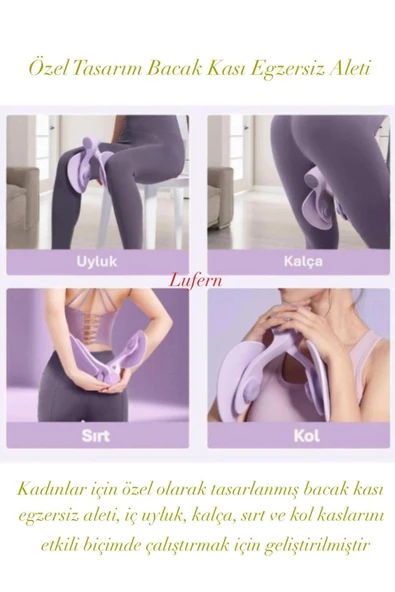 Özel Tasarım Kadınlar İçin Bacak Kası Egzersiz Aleti İç Uyluk Pelvik Kalça Sırt Kol Kası Vücut Form ürün görseli 1