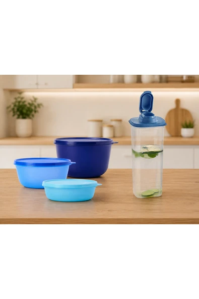 Tupperware Buzdolabı Saklama Kabı S&S Serisi Set 3 Mita Home ürün görseli 1