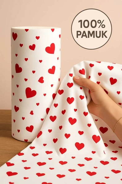 Loova Kalpli desen kumaş Nevresimlik-çarşaflık-yastıklık-perdelik %100 pamuklu 240 cm en ürün görseli 1