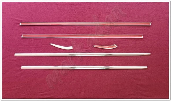 DB Chrome Citroen C-Elysee Cam Çıtası Nikelajı 2012-2024 6 Parça P.Çelik ürün görseli 1