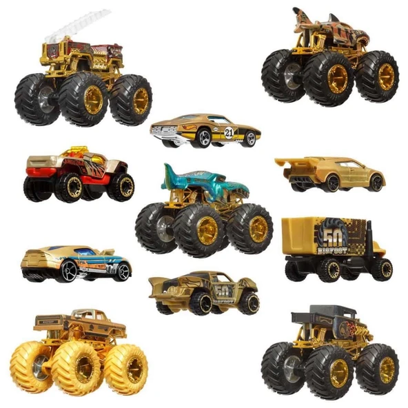 JDW07 NessiWorld  Trucks Bigfoot Trophy Şampiyonları Araba ve Kamyon Çokl ürün görseli 1