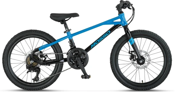 MOSSO DEMARCH M-20-MD ERKEK ÇOCUK BİSİKLETİ  228H 20 JANT 21 VİTES BLUE BLACK ürün görseli 1
